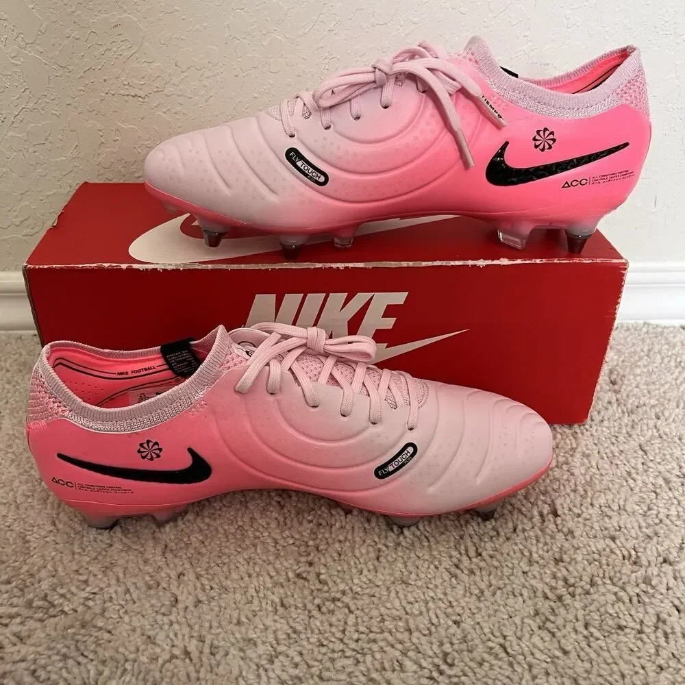 Nike Legend 10 Elite SG Pro ACC Size 7 Pink FN7277-601 Soccer Cleats New